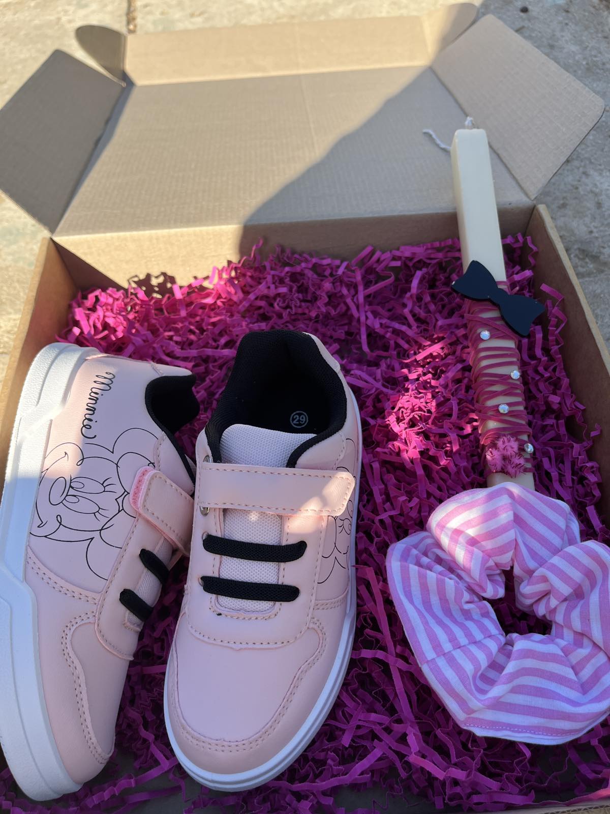 Disney Πασχαλινό κουτί Sneakers Minnie Ροζ