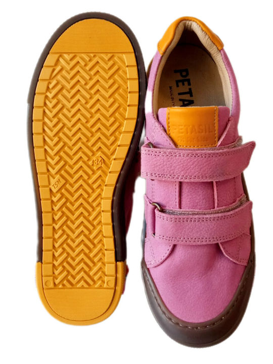 Petasil | Δερμάτινα Ανατομικά sneakers | Clayton | Ρόζ