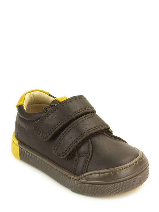 Petasil | Δερμάτινα | Ανατομικά sneakers | Clayton | Σκούρο καφέ