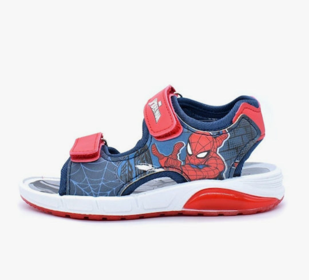 Πέδιλα Spiderman σε σκούρο μπλε και κόκκινο χρώμα