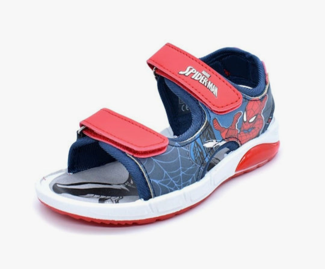 Πέδιλα Spiderman σε σκούρο μπλε και κόκκινο χρώμα