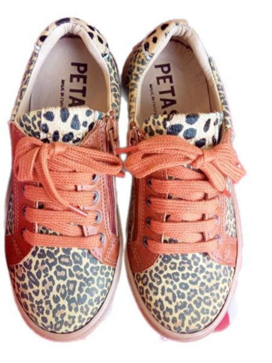 Petasil | Δερμάτινα, Ανατομικά  sneakers Forbella | Λεοπάρ